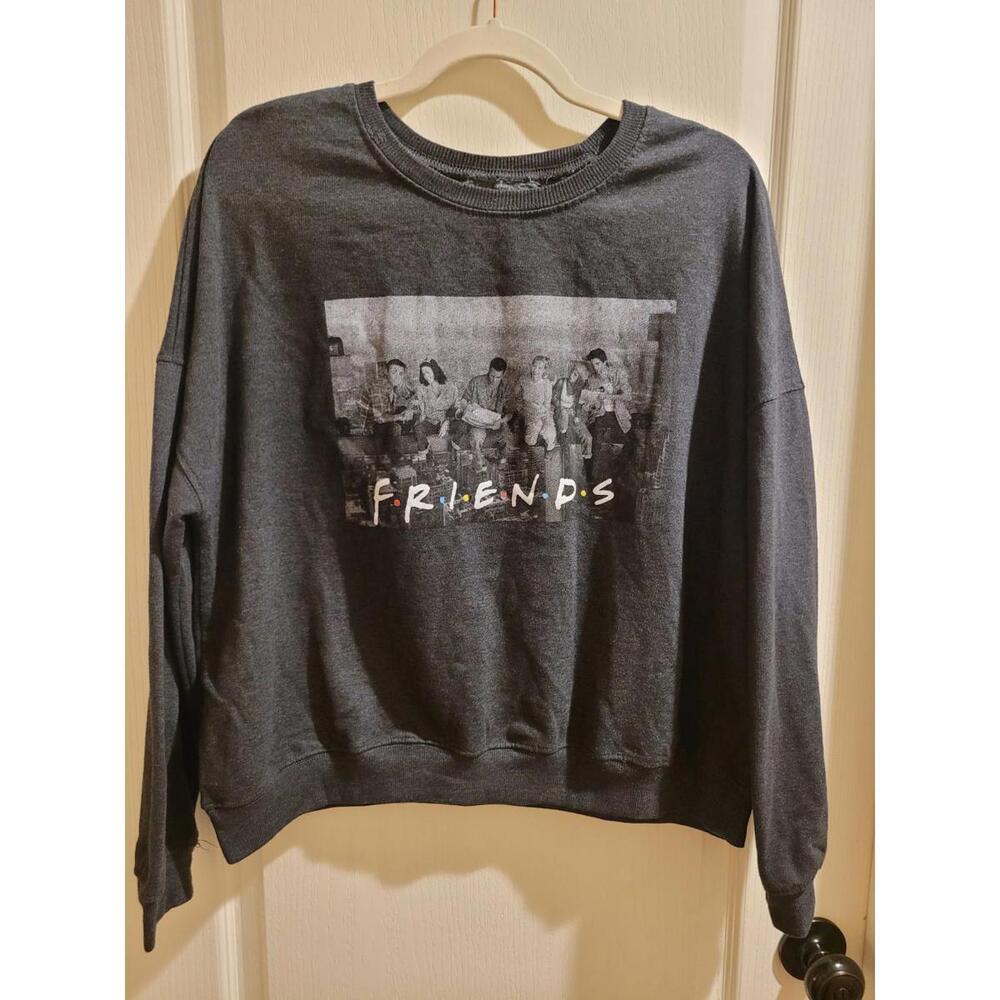 DARK GRAY "F.R.I.E.N.D.S" SWEATSHIRT - SIZE 2XL-WOMEN'S